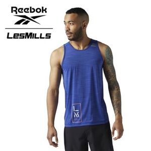 les mills Reebok BODYCOMBAT Tank Deep Cobalt L
